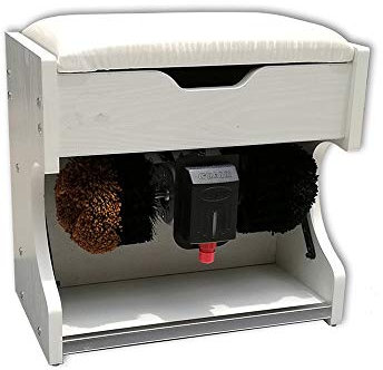 Machine à cirer Les Chaussures, cireuse à Chaussures Automatique, Machine à polir et à polir Les Chaussures avec boîte de Rangement et Machine à polir avec boîte de Rangement (5 Couleurs en Option)
