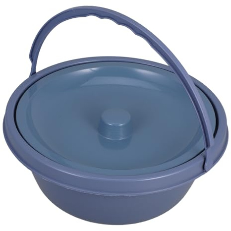 Healeved Orinal Portátil De Plástico Inodoro Para Adultos Orinal Para Dormitorio Taza Para Orinar Escupidera Para Personas Mayores o Embarazadas