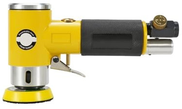 Mini lijadora de aire Orbital de 2/3 , pulidora neumática, pulidora Orbital de doble acción Alta eficiencia para madera, compuestos y metal.(Machine)