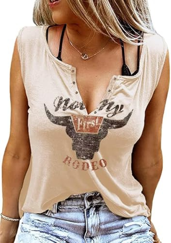 Sxkayxr Damen Tank Top Sommer Oberteile Sexy V Ausschnitt Ärmellose Shirt Blusen Weste Casual Elegant Tunika Locker Shirt