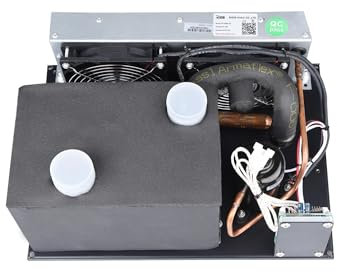 BGAZA Climatiseur Micro-CC, 550 W, Refroidissement Compact for Petits espaces, véhicules électriques, cabines, 24 V, R134A, prêt à l'emploi, léger, Faible Vibration