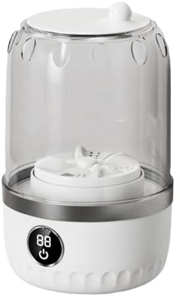 Máquina De Lavado Portátil Mini Lavado De Ropa, Tejidos, Ropa Interior, | De Ropa Interior 1L Eléctrica Compacta Ligera Portátil Mini Para Apartamentos Dormitorios Ho