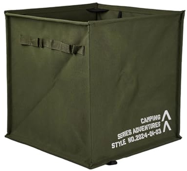 Geavonyg Bote De Basura Aire Libre Contenedor Almacenamiento Ropa para Hogar Cesta Portátil Cesta Plegable Ropa Sucia Acampar Aire Libre