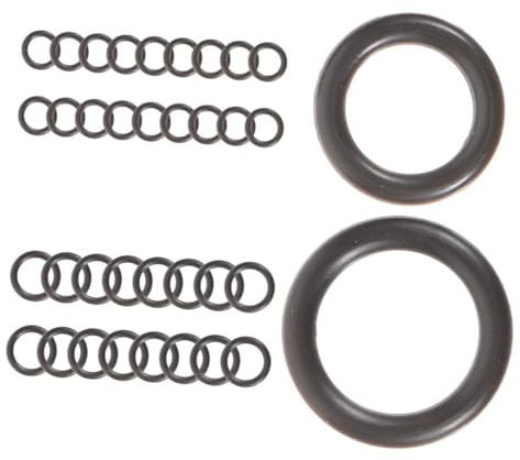 EPIGEIST Kit Surtido de 40 Juntas Tóricas de Caucho para Hidrolavadora de Alta Presión, Anillos en Forma 1/4 y 3/8, Accesorios de Sellado Resistentes al Calor Desgaste para Mantenimiento