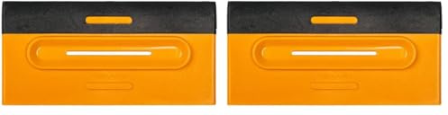 Fiskars Schaber, Ersatzteil für Auto-Eiskratzer, Mit Harter und weicher Kante, Für X-Series-, Plus- und Solid-Modelle, 1078610 (Packung mit 2)