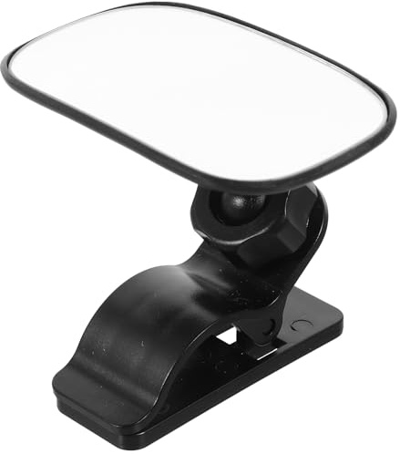 FRCOLOR Rétroviseur Intérieur de Voiture à Clipser Miroir de Sécurité Orienté vers L'Arrière Réglable pour Siège Bébé Accessoire Automobile Compatible Toutes Surfaces Lisses