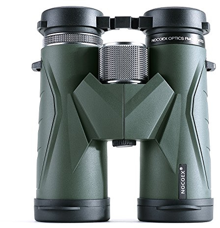 NOCOEX Binoculares 10x42 para Adultos, Prismáticos Profesionales HD Compactos para Observación de Aves, Viajes, Observación de Estrellas, Camping, Conciertos, Visitas Turísticas