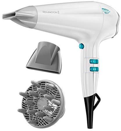 Remington hårfön, 2300W AC-motor, två stylingmunstycken, diffuser, 3 värme- och 2 hastighetsinställningar, jonisering, 3m sladd, Pro-Air Power AC6330
