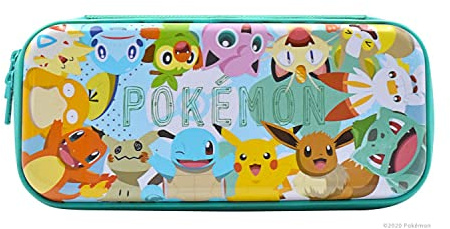 HORI Vault Case (Pikachu & Friends) Pochette Rigide Vault pour Nintendo Switch et Nintendo Switch Lite - Licence officielle Nintendo et Pokémon