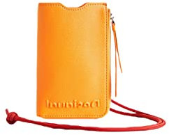 Desigual Damen Mone_half Logo Rita Reisezubeh r Brieftasche, Orange, Einheitsgröße EU