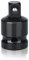 Adaptador de Zócalo, Impact Socket Converter Ratchet Reductor Llave para Air Hand Tool, Adaptadores para llaves de Vaso de Acero al Cromo Vanadio 1/2 3/8(Negro)