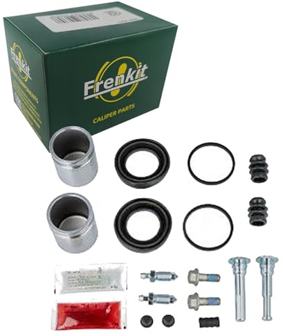 FRENKIT 743222 Bremssattel-Reparatursatz Vorne Kompatibel mit SUBARU FORESTER SH FORESTER SG FORESTER SJ Legacy IV Kombi BP XV GP | 743222 Kompatibel mit B-Serie (un),bt-50 Pick-up (cd, Un),cefiro III Stufenheck (A33),Maxima / Maxima Qx V (A33)