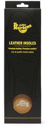 Dr. Martens Leather Insoles Shoe Accessory, Tan, 14 US Women / 13 US Men