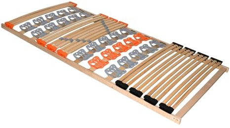 Coemo 7-Zonen-Tellerlattenrost KombiFlex, 80x200 cm, starr | Lattenrahmen Made in EU, Lattenrost starr, KombiFlex 7-Zonen-Federholzleisten-Tellerlattenrost, langlebig