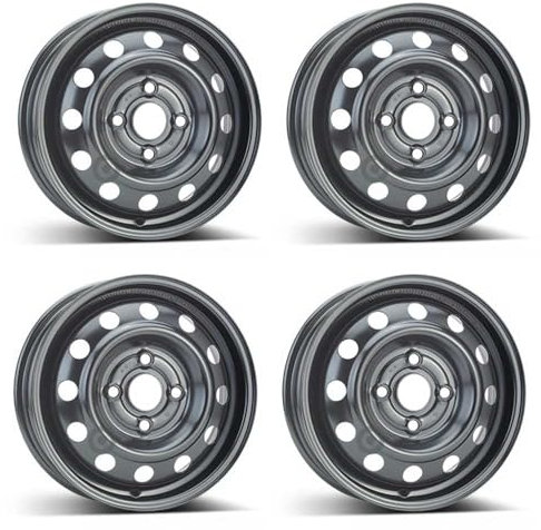 4x Alcar Stahlfelgen 4-2590 4.5Jx13 ET46 4x100 kompatibel mit Kia Picanto
