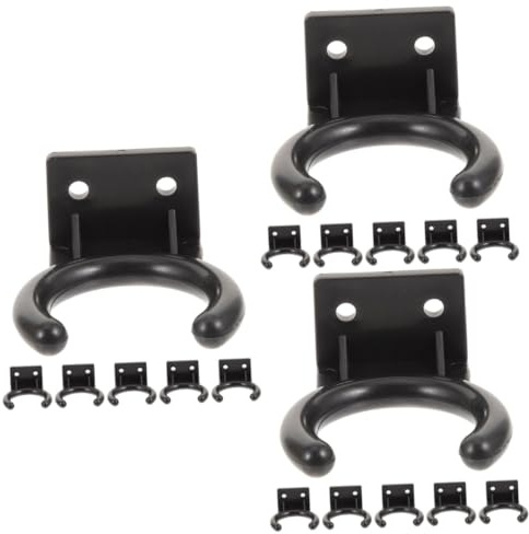 VICASKY 3sets Microphone Wall Hanger Mic Wall Mounts Hook Microphone Stands for Hotel Family Ktv Supplies Clip Hook Hanger Clip