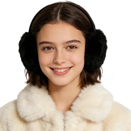 YJZQ Hiver Cache Oreille Universel Cache-Oreilles Pour Femme Fille Couvre Oreille de Ski Anti-Froid Cache-oreilles en Fausse fourrure Taille Unique