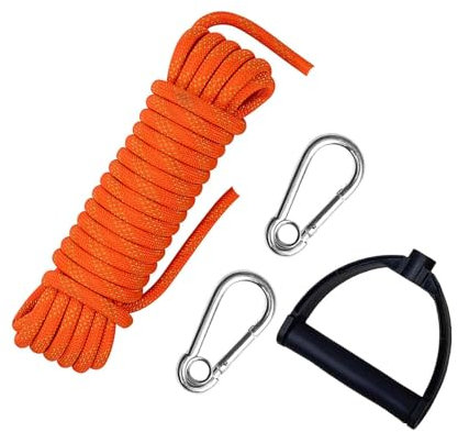 BWANGIAO Wasserski-Seil mit Griff, Nylon-Schleppseil, Wagen-Zugseil für Wakeboard, Knieboard, Snowboard-Ausrüstung, langlebig