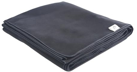 FLCPJGV Yoga Decke Hot Yoga Handtuch Dicke Trainingsmatte Yoga Decke Schweiß Absorbieren, Dunkelgrau