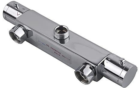 Duscharmatur, Thermostat Duschthermostat mit Kupfer-Ventilkern der konstanten Temperatur 38℃ Bad Brausethermostat 0,5-0,7Mpa Mischbatterie Dusche Duschthermostat Armatur