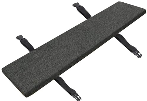 Indoor/Outdoor Bench Cushion - 120cm/150cm/100cm/90cm x 40cm/35cm/30cm - Non-Slip Washable Cover Seat Pad for Bay Windows, Garden Patio, Long Chairs, Swings & Porch Furniture(dark gray,100x30x5cm)