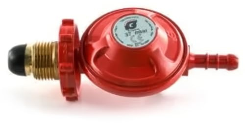 JD Brands Hand Wheel Propane Gas Regulator – 37mbar POL Type with No-Spanner Fitting – Fits Calor & Flogas Cylinders – Ideal for BBQs, Camping & Outdoor Heating