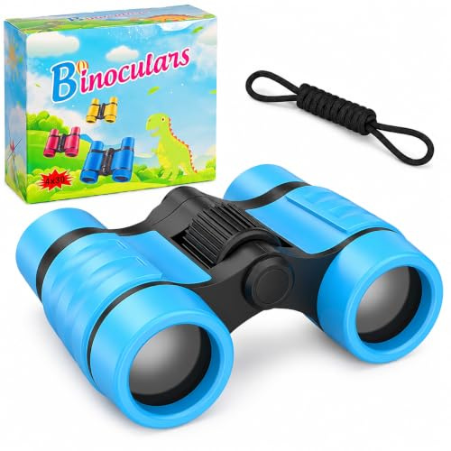 Durable Binoculars Teens with Simple Focus Wheel, Comfortable Grip and Clear Vision, Ideal for Nature Exploration, Camping Trips and Everyday Outdoor Play