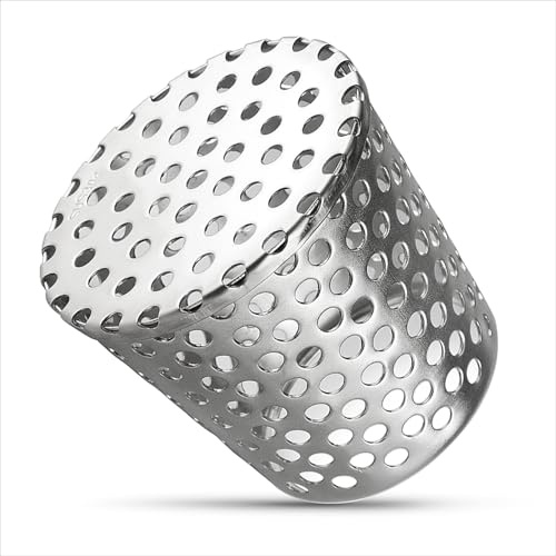 Downpipe Leaf Guard Gutter Mesh Drain Cover Mesh, Stainless Steel Gutter Guard Filter Strainer, Metal Downspout Guards, Mesh Screen Roof Vent Cover, Cover for Downspout 2.3-3.0 (58-75)