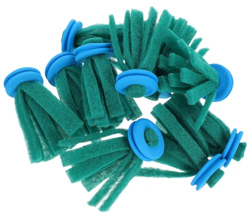 ORFOFE Balais pour Aquarium 10 Pièces, Tapis en Matériau Doux Collecteur d'Œufs, Adapté la Reproduction des Bettas et Guppys