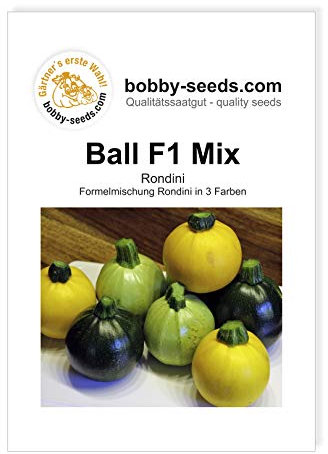 Kürbissamen Ball Mix F1 Zucchini Rondinimischung Portion