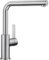 BLANCO LANORA | Küchenarmatur aus massiv Edelstahl | Hochdruck | Rückflussverhinderer | Keramik Kartusche | Gesicherte Wasserqualität & wassersparend