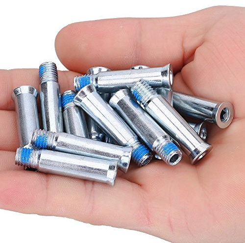 Tbest Schrauben,Inline Skate Achse Achsenrad Rollen-Achse,30pcs Roller Skates Axle Schrauben Bolzen Lager Spikes Skates Teile Achsen Skate Achsen Radschrauben Bolzennagelschrauben Fittings Inlin