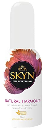 SKYN Natural Harmony Gleitgel (80ml) |Wasserbasis, Sexöl, für Paare und Sexspielzeug, Nichtklebrig und Frei von Duftstoffen, Samtes Hautgefühl, Lube