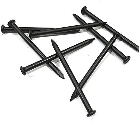 Clous en acier spécial, clous en acier au ciment noir, clous en acier au ciment à haute résistance, clous ronds, 2 kg-100 mm