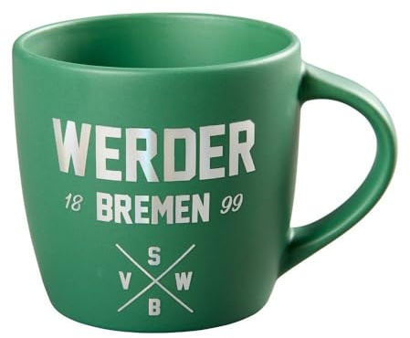 Werder Bremen SVW Tasse Metallic grün
