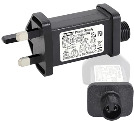 31V 7.2W String Light Indoor-Outdoor Power Adapter for CZJUTAI JT-DC31V7.2W /6W /4.5W-IP20 Christmas Lighting [U572]