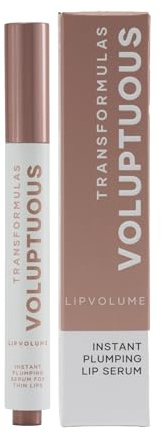 Transformulas Facefixers Voluptuous LipVolume Instant Plumping Serum 3ml | Instant Plumping Lip Serum That Hydrates Sculpts and Smooths. Clinically Proven Non Sticky Formula for Fuller Lips.