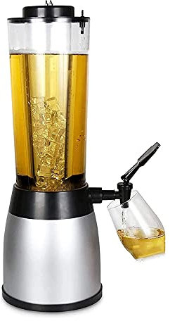 Dispensador de Cerveza Dispensador De Bebidas De Torre De Cerveza, Dispensador De Cerveza De 2.5L, Torre De Cerveza De Mesa con Tubo De Hielo, For Bar Fiesta En Casa Restaurante Buffet