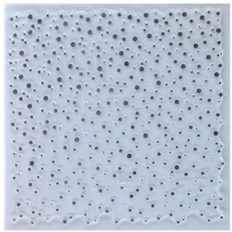 DDOUJOY Merry Christmas Schneefalkes Dots Schneefall Hintergrund Transparente Stempel für Kartenherstellung Dekoration und DIY Scrapbooking 2111548