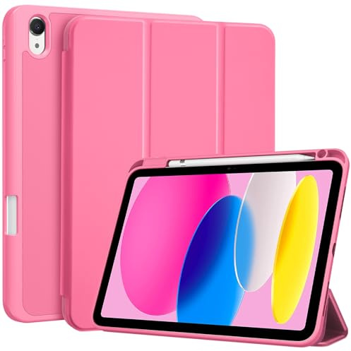 ProCase för iPad 10:e generationen fodral med pennhållare, iPad-fodral 10:e generationen (2022-modell) 10,9 tum iPad 10-fodral, 10:e generationens iPad-fodral med pennhållare för iPad 10:e