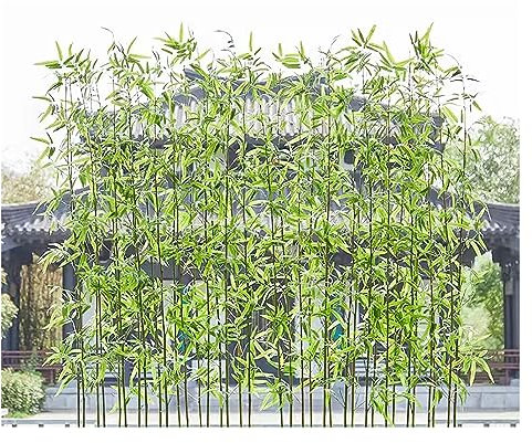 Kunstpflanze Kunstbaum Innen Außen Deor Realistische Künstliche Bambuspflanze Für DIY-Haus/Balkon/Wohnzimmer, 150/180/200 Cm Hoch Faux-Bambustrennwand-Teiler-Schirm, Landschaftsbau-Ornamente Aus Bambu