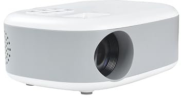 STRONG - Mini proiettore N1 - Risoluzione HD 720p compatibile Full HD 1080p - 120 ANSI Lumens - Distanza di proiezione da 0,9 a 6,2 m - Connettività HDMI/USB/AV + Uscita audio - Bianco