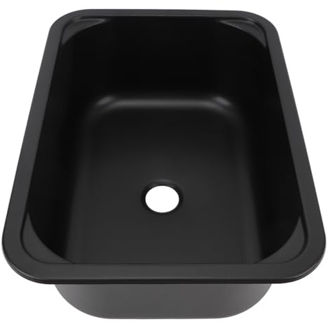 Fregadero para Vehículos Recreativos Fregadero de Barra de Acero Inoxidable, Fregadero del Solo Cuenco de la Capacidad 12L, Fregadero de Cocina para Cocina de Barco RV