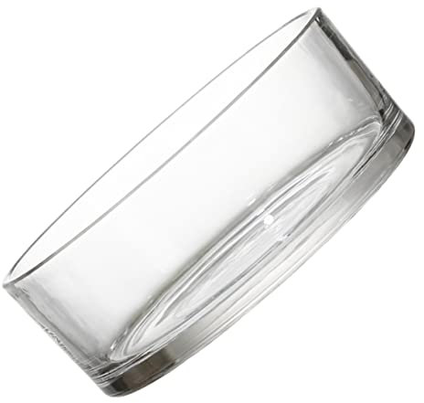 CIYODO Runde Glasvase Klarglas-Terrarium Für Hydrokultur Glasblumentopf Rundes Pflanzgefäß Dekorative Glasvase Für Haushalt