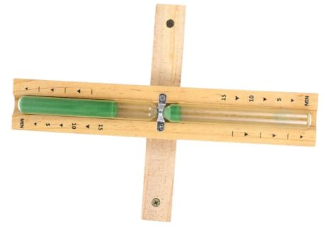 Garneck Sauna-Sanduhr Aus Holz Und Glas Haushalts-Timer Sauna-Raum-zeitmesser Sanduhr Für Sauna-benutzung Sauna-Sanduhr Mit Schlichtem Design