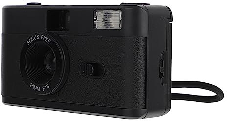 HOMOCONO Wiederverwendbare Filmkamera Mit Eingebautem Blitz Vintage Retro Kamera Ohne Batterie Kompatibel Mit Farb Und Schwarzweißfilm