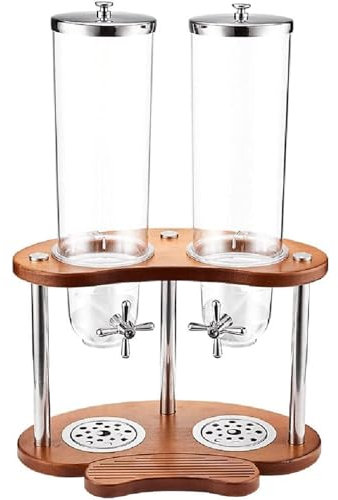Countertop Cereal Dispenser 4L/8L/12L,Dry Food Cereal Dispenser, Airtight Kitchen Storage, Can Hold Cereal, Small Snack, for Home Office Hotel Commercial Bar,8L