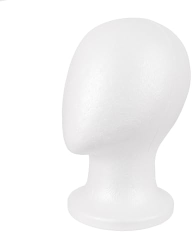 MapofBeauty Perücke Kopf Mannequin Heads Foam Perücke Stand (Weiß) | Zeigen Masks Hats,DIY Perücke Stand