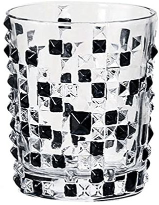 BCJMKDX Vasos de cerveza. Vaso de pinta personalizado, juego de tazas de cerveza, vaso de cerveza estilo tablero de ajedrez personalizado, vaso negro Simple