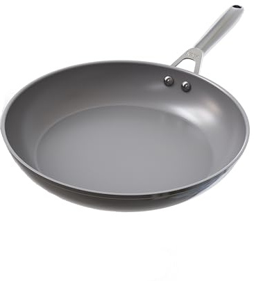 Ninja ZEROSTICK Ceramic Pro 32 cm Frying Pan, Scratch Resistant, Made PTFE-Free, All Hob Compatible, Black, CW30032UK